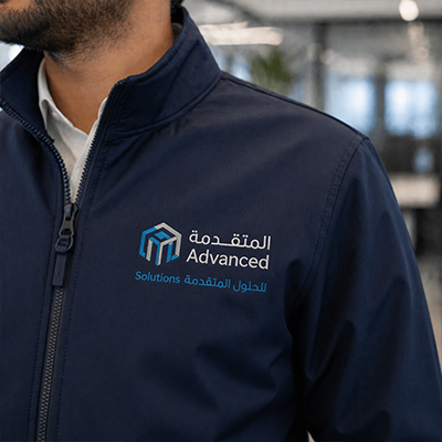 طباعة و تطريز على جاكيت الشركات والمؤسسات